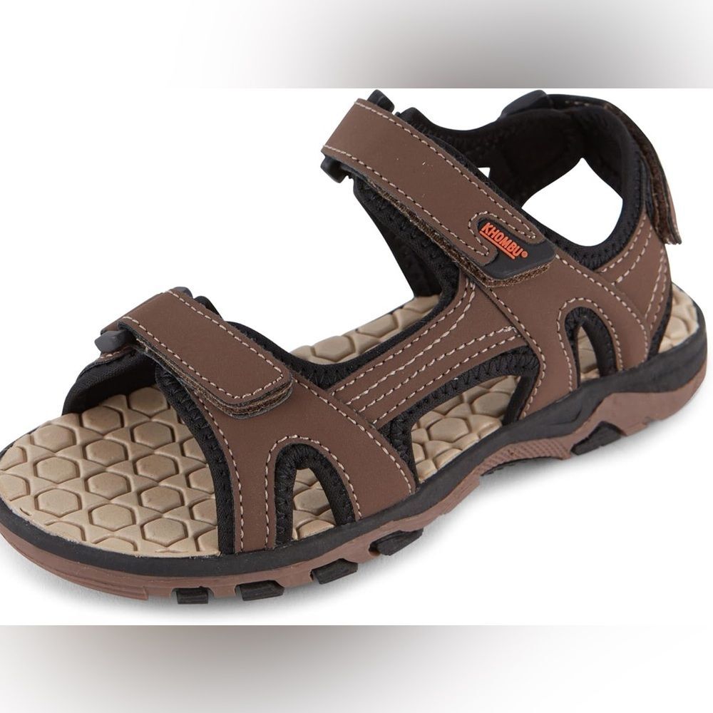 KHOMBU Sandals Brady Sandal Kids Size 3 Adjustable Straps Youth